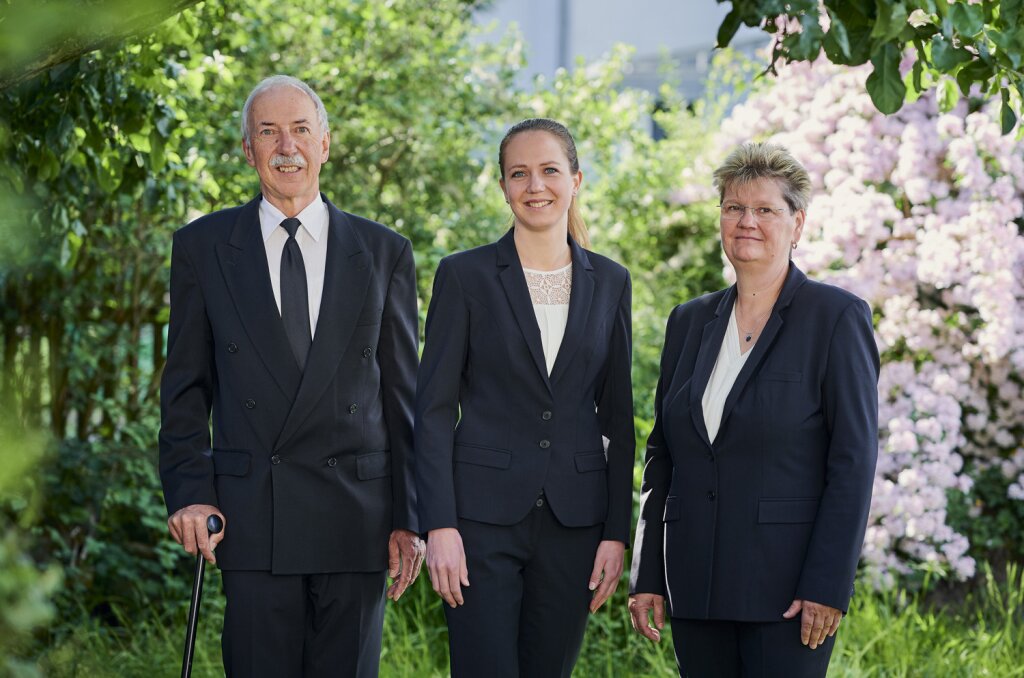 Josef Schneider, Carolin Schneider, Karin Hesse.